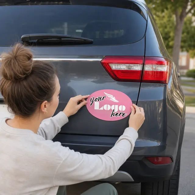 Car Sign Oval Magnet 3-3/4 x 5-3/4 view 3
