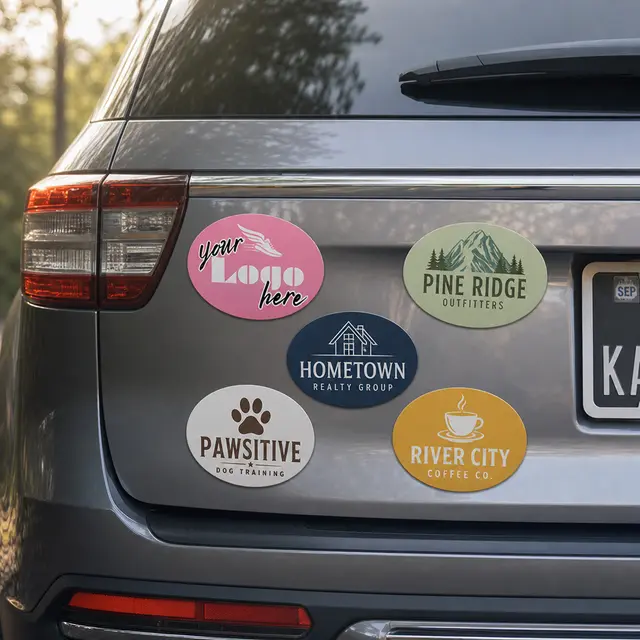 Car Sign Oval Magnet 3-3/4 x 5-3/4 view 5