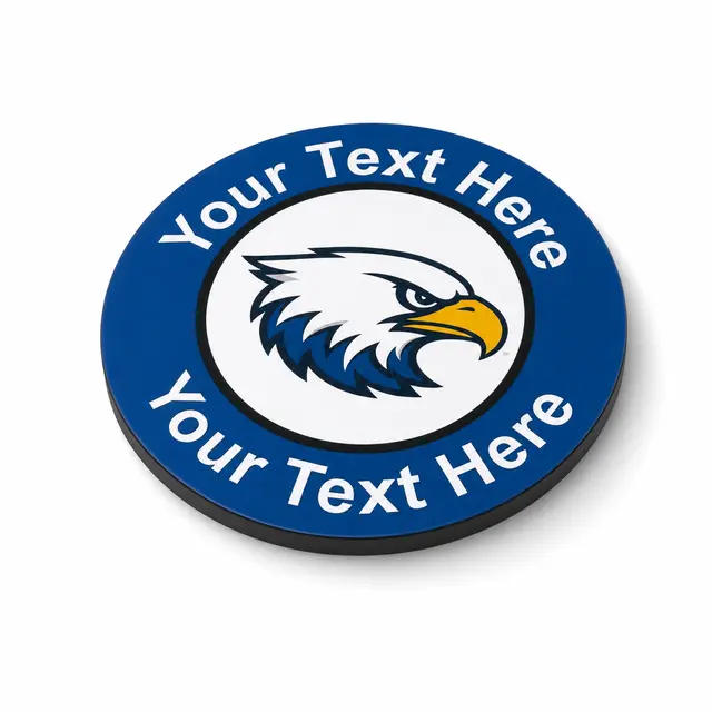 Car Sign Circle Magnet 4 1/2 in diam view 5