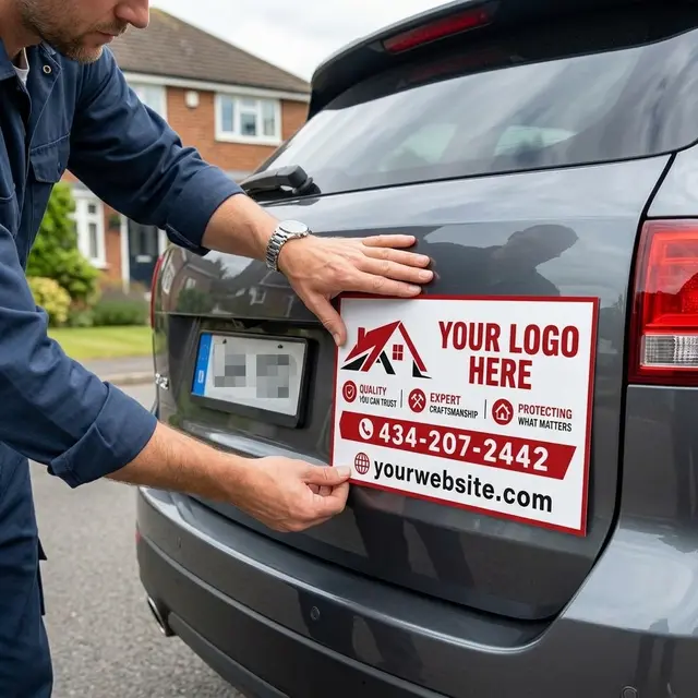 Large Car Sign view 3