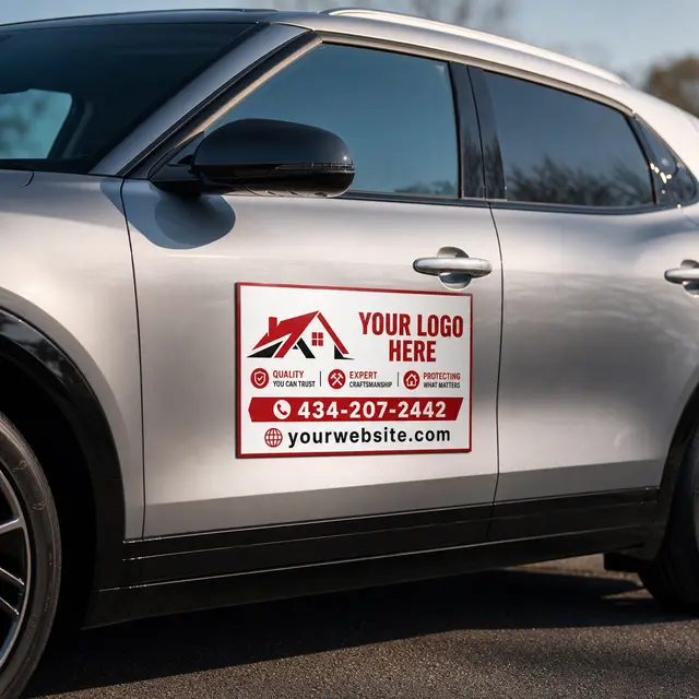 Large Car Sign view 4