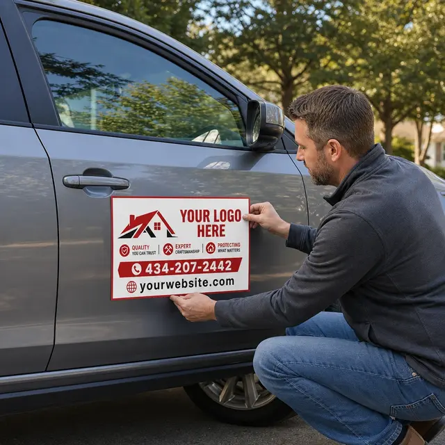 Large Car Sign view 5