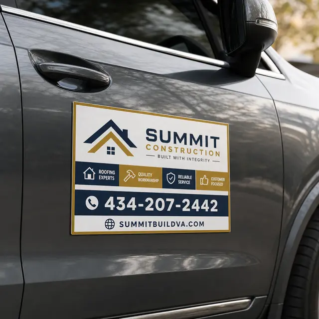 Large Car Sign view 6
