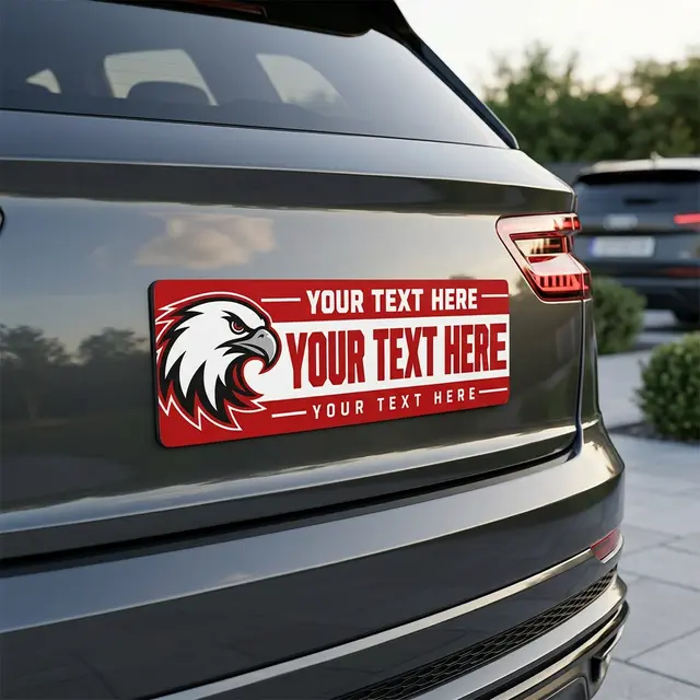 Car Sign Magnet 2-3/4 x 8-1/4 view 7