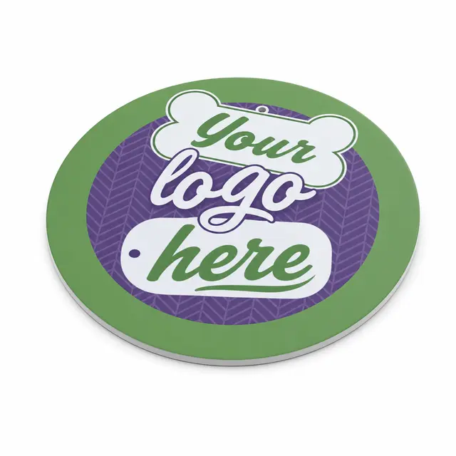 Car Sign Circle Magnet 3-3/4 Diameter view 2