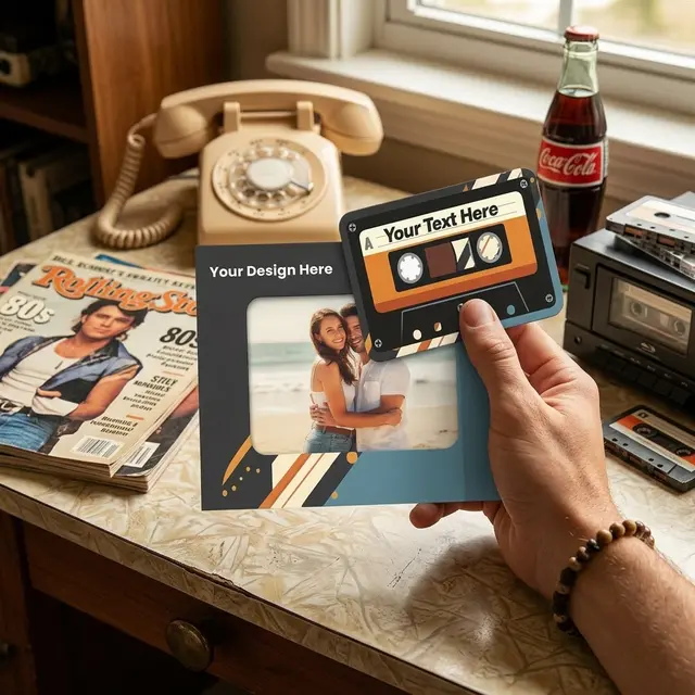 Picture Frame with Cassette Punch Out view 4
