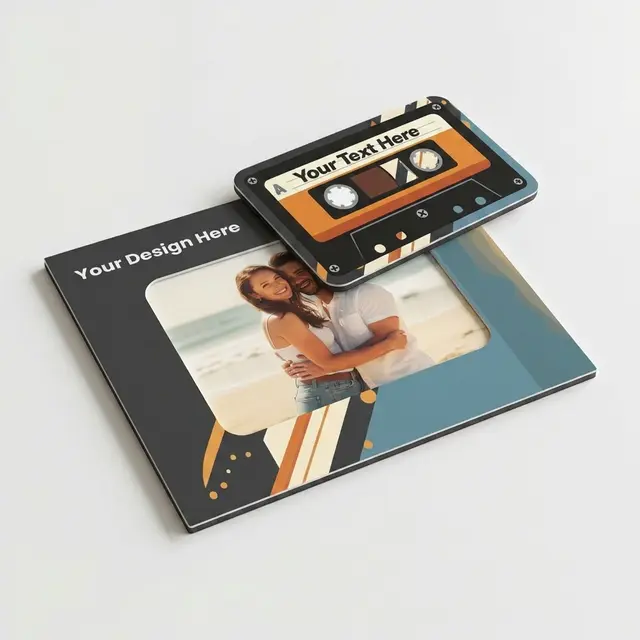Picture Frame with Cassette Punch Out view 2