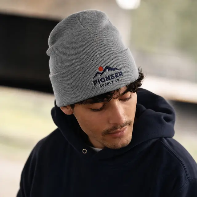 Custom Long Knit Beanie view 3
