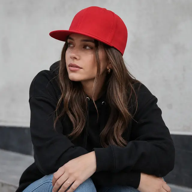 Custom New Era ® Standard Fit Flat Bill Snapback Cap view 7