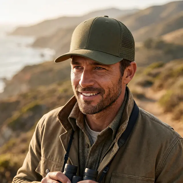 Custom Carhartt® Canvas Mesh Back Cap view 5