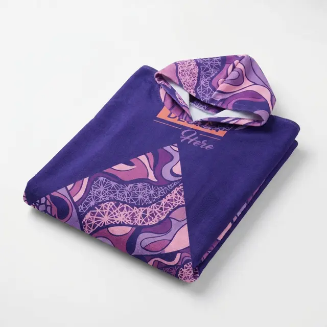 Custom Hooded Beach Towels view 2