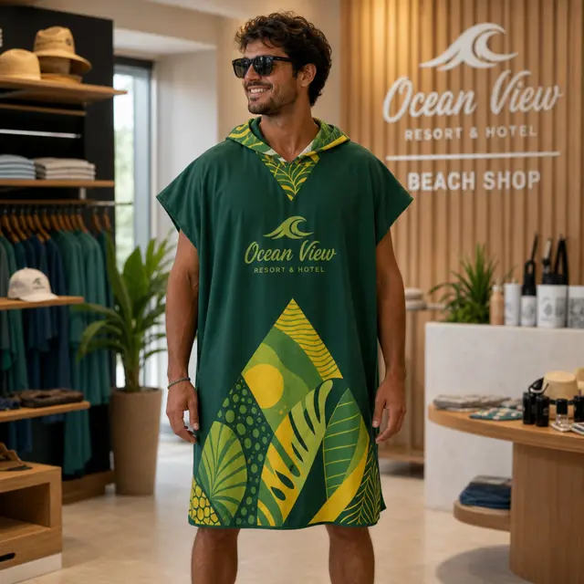 Custom Hooded Beach Towels view 3