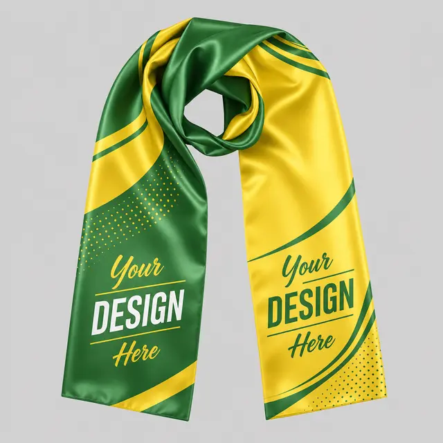 Custom Soccer Fan Scarf view 2