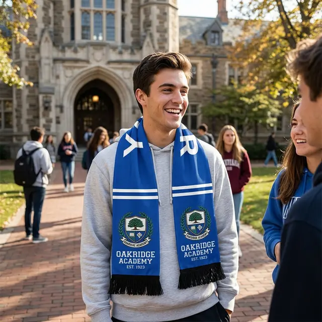 Custom Soccer Fan Scarf view 4