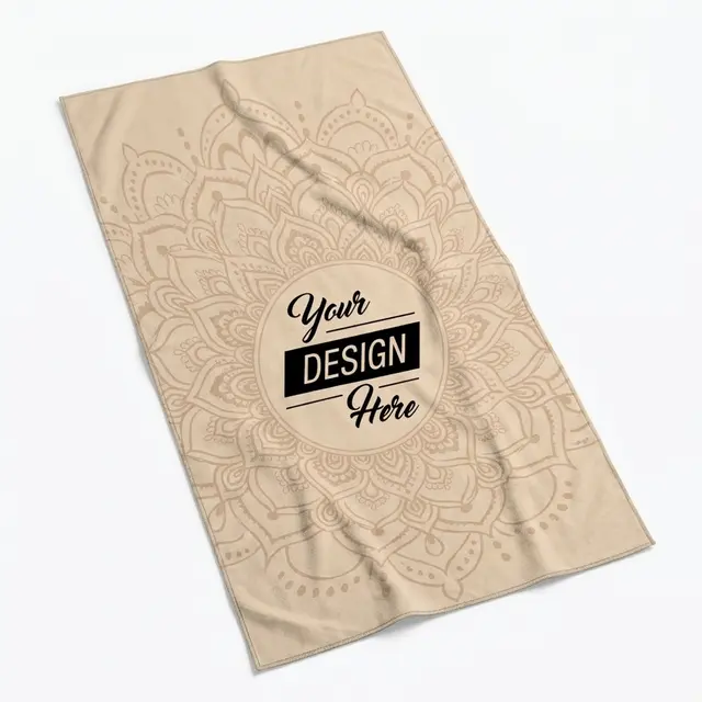 Custom Yoga Towels view 2