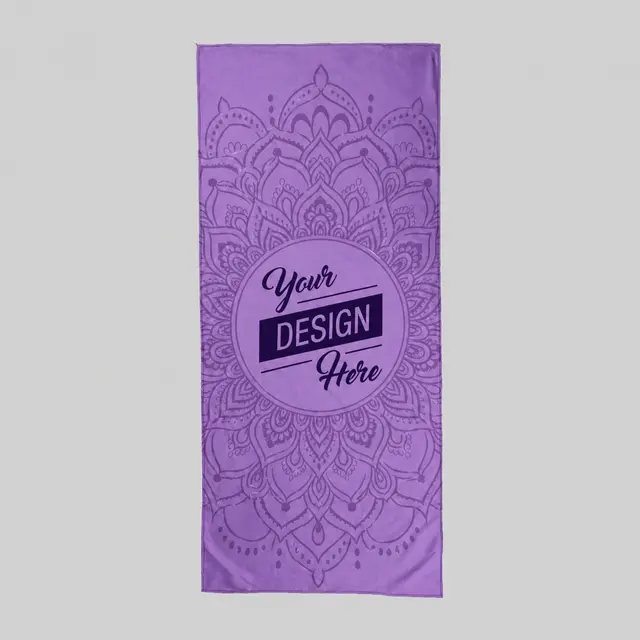 Custom Yoga Towels view 1