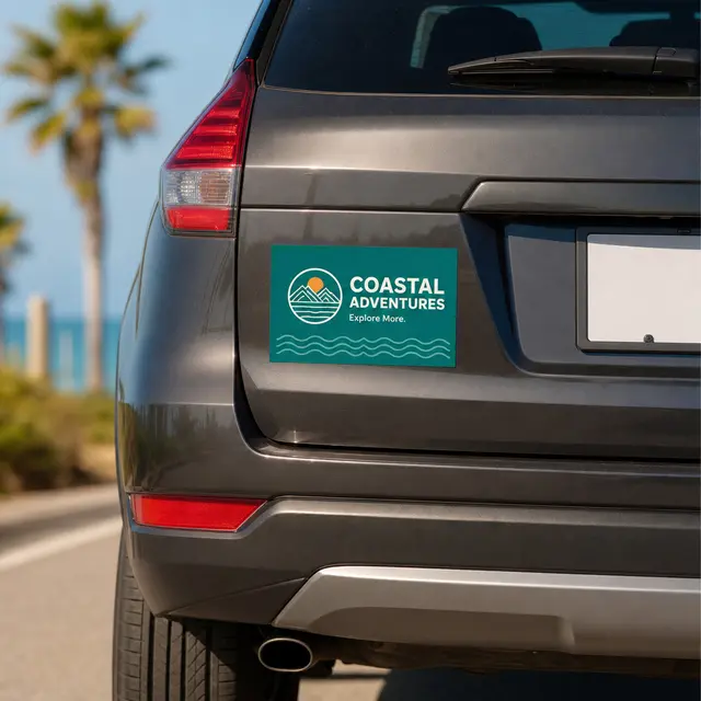Car Sign Magnet 5-3/4 x 7-1/8 view 4