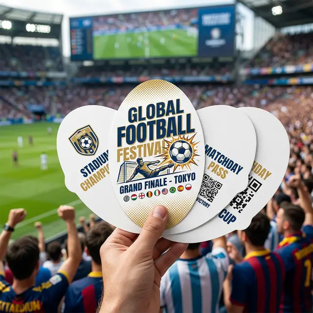 4 Part Expandable Oval Hand Fan view 2