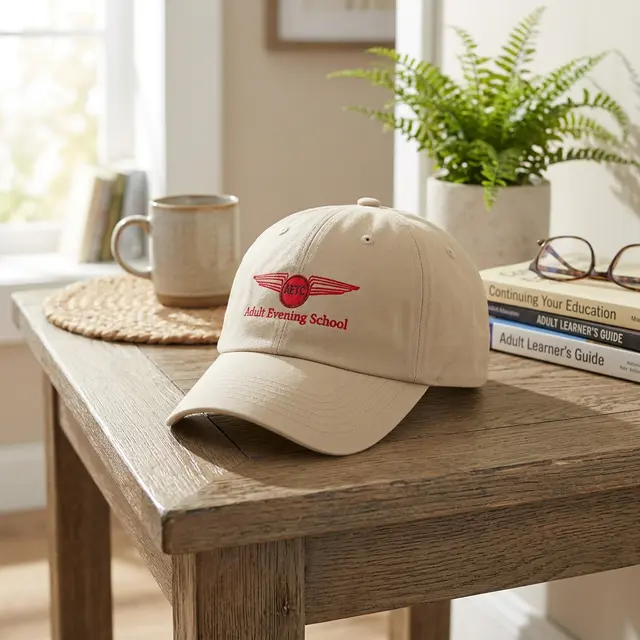 Custom 5 Panel Polyester Cap - Embroidered view 5