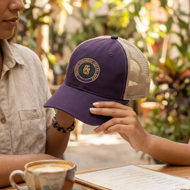 Custom Washed Cotton Mesh Back Trucker Cap view 7