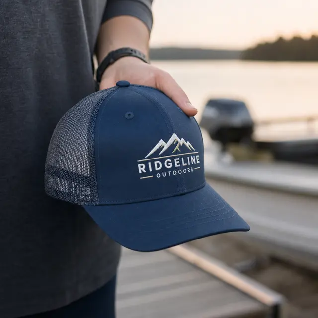 Custom Yupoong Flexfit 6-Panel Trucker Cap view 5
