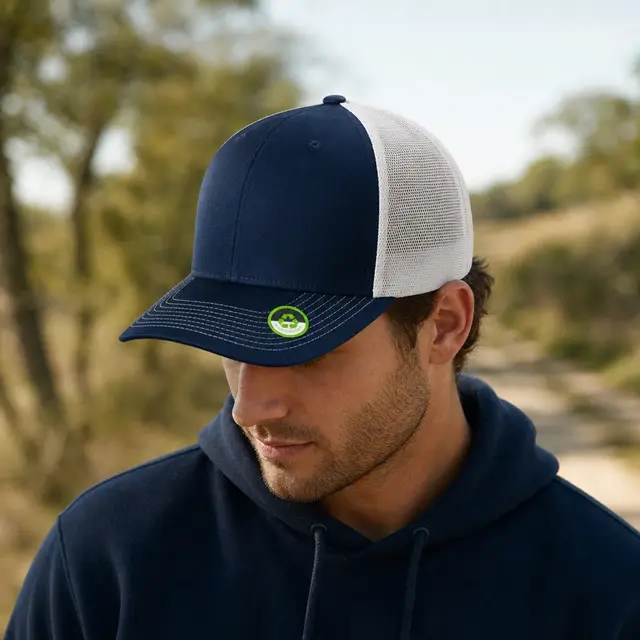 Custom Port Authority® Eco Snapback Trucker Cap view 7