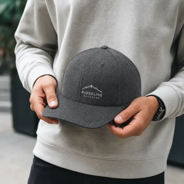 Custom Sport-Tek® YP Classics® Curve Bill Snapback Cap view 6