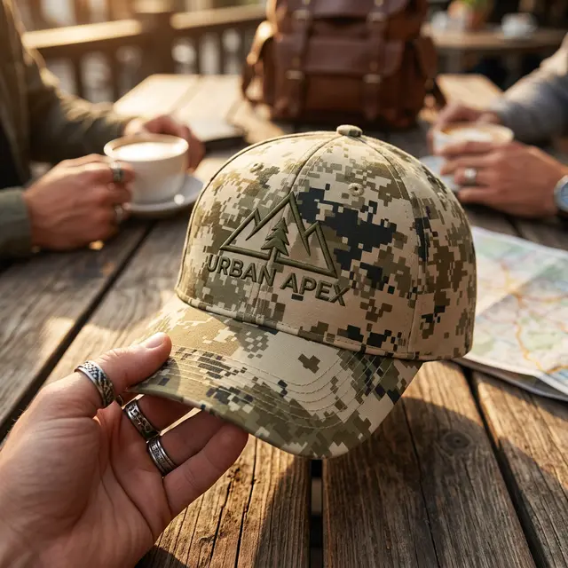 Custom Port Authority® Digital Ripstop Camouflage Cap view 7