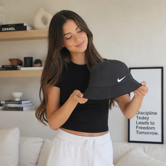 Custom Nike Swoosh Bucket Hat view 8