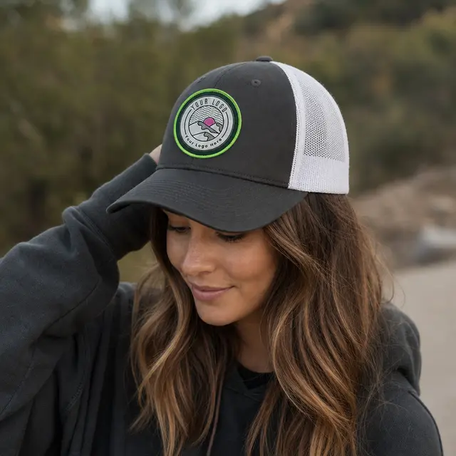 Port Authority® Low-Profile Snapback Trucker Cap view 5
