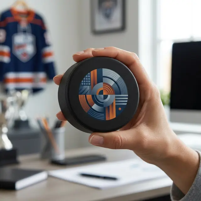 Hockey Puck Stress Ball view 4