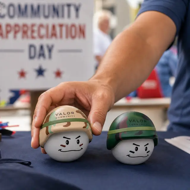 Soldier Mad Cap Stress Ball view 5