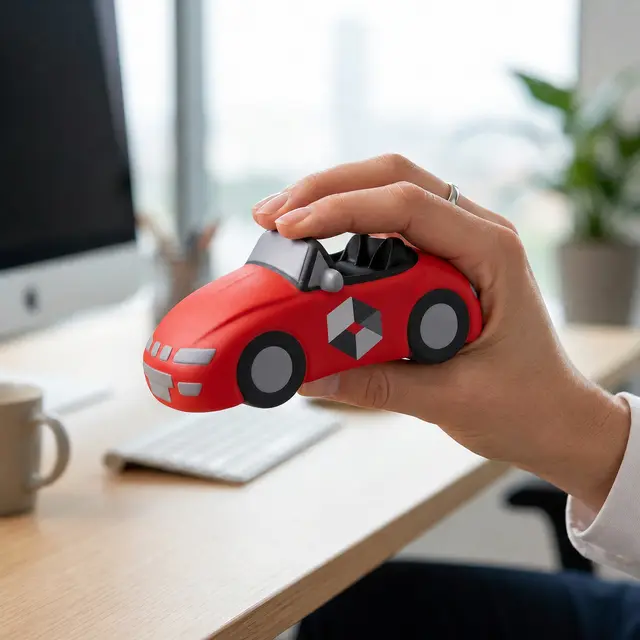 Convertible Sports Car Stress Ball view 2