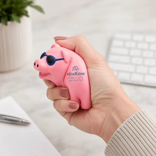 Cool Pig Stress Ball view 2