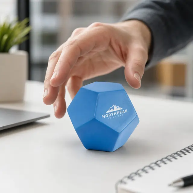 Dodecahedron Stress Ball view 4
