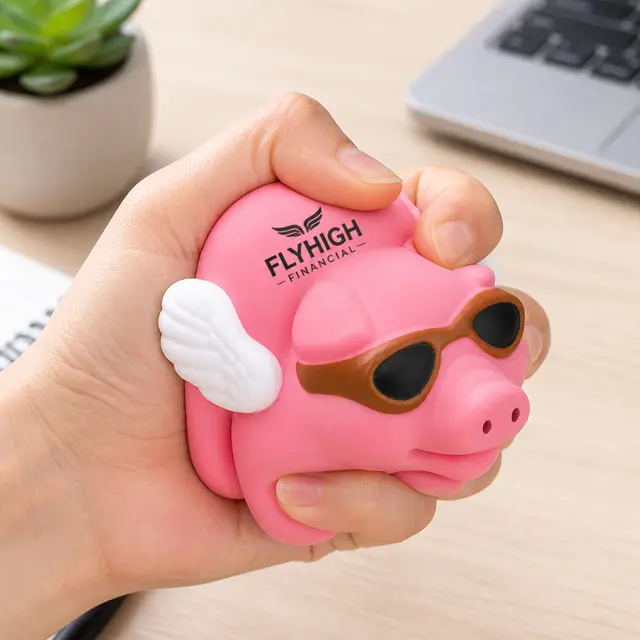 Flying Pig Stress Ball view 2