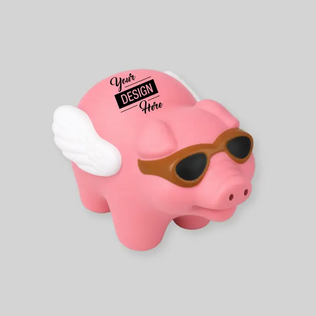 Flying Pig Stress Ball view 1