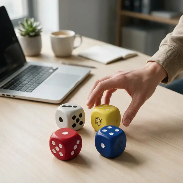 Dice Stress Ball view 2