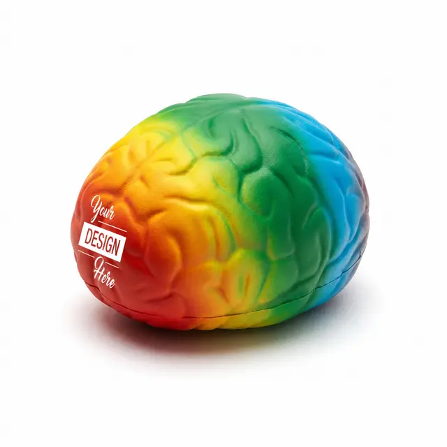 Rainbow Brain Stress Ball view 4