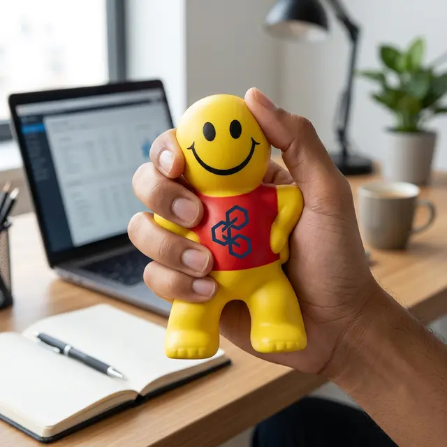Captain Smiley Stress Ball view 2