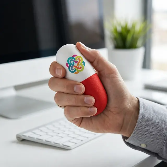 Pill Capsule Stress Ball view 3