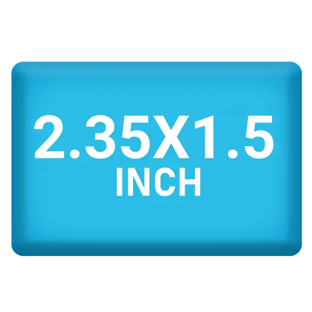 2.35 x 1.5 inch