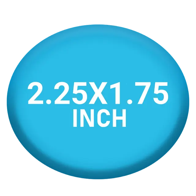 2.25 x 1.75 inch
