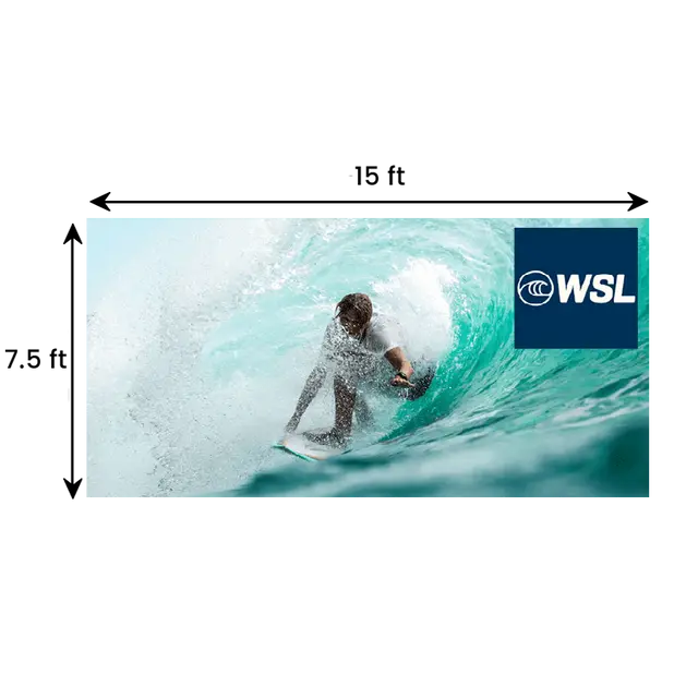 15 ft x 7.5 ft