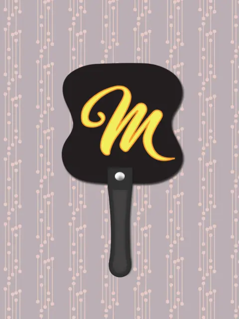 Hour Glass Hand Fan