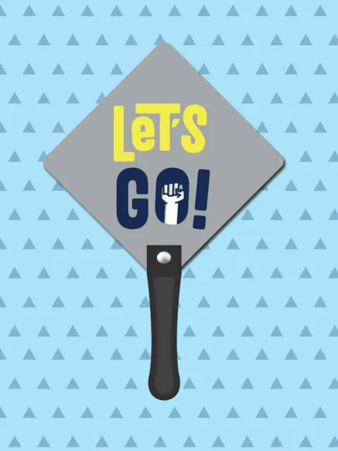 Diamond Hand Fan