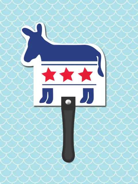 Donkey Outline Fan