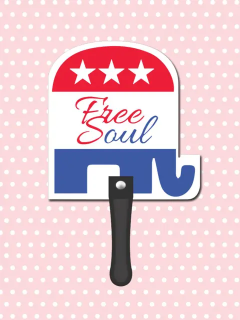 Elephant Hand Fan