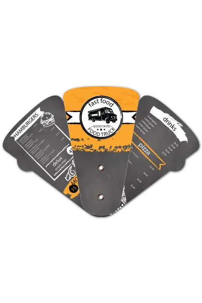 Large 4 Part Expandable Hand Fan