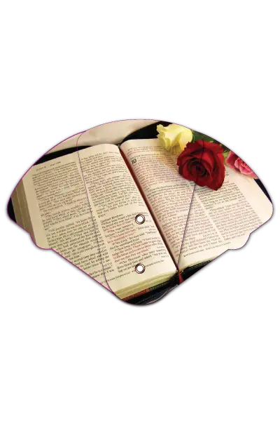 Bible Inspirational Expandable Hand Fan